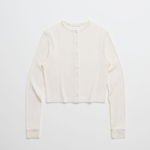 <span class=keywords><strong>Cardigan</strong></span> Corto a Coste Personalizzato, Morbido e Caldo, Aderente, Maniche Lunghe, con Bottoni, Leggero ed Elastico, Maglione da Donna per Autunno e Inverno - Product Image 3