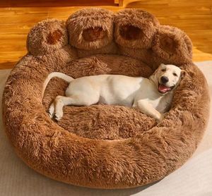 Weiches Baumwoll-Zwinger nest für Hundeplüsch-Palmen-Design-Haustier betten - Product Image 1