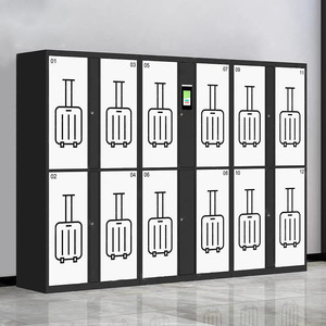 Hot Bán Đường Sắt Ga Sân Bay Khu Vực Cảnh Vali Tự Phục Vụ Túi Điện Tử Thép Lưu Trữ Tủ Thông Minh Thông Minh <span class=keywords><strong>Locker</strong></span> - Product Image 4