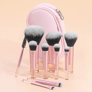 Juego <span class=keywords><strong>de</strong></span> <span class=keywords><strong>Brochas</strong></span> <span class=keywords><strong>de</strong></span> <span class=keywords><strong>Maquillaje</strong></span> Portátiles <span class=keywords><strong>de</strong></span> Viaje, 10 Piezas, <span class=keywords><strong>Brochas</strong></span> Faciales y para Sombras <span class=keywords><strong>de</strong></span> Ojos con Mango <span class=keywords><strong>de</strong></span> Cristal Colorido - Product Image 5