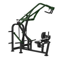 Máquina de remo vertical comercial para ejercicios de espalda, con asiento, de acero de seguridad, para remo y tracción vertical