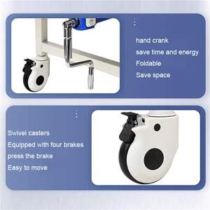 Lit d'hôpital pour patients externes, mobilier médical en métal, vente <span class=keywords><strong>de</strong></span> lits ordinaires, matériaux <span class=keywords><strong>de</strong></span> haute qualité - Product Image 4