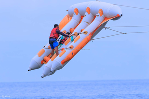 Tube de poisson volant gonflable <span class=keywords><strong>Bouée</strong></span> de banane remorquée gonflable <span class=keywords><strong>Bateau</strong></span> banane gonflable en PVC - Product Image 3