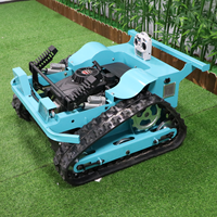 Tondeuse à gazon télécommandée longue portée en stock, haute efficacité de coupe pour jardins résidentiels et fermes (vente en gros)