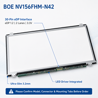 BOE d'origine NV156FHM-N42 LCM 15.6 "FHD 120Hz MEMC Module LCD industriel Interface EDP HMI/PLC Intégrateurs de système