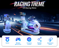 Simulateur de course automobile 9D en acier pour divertissement VR, idéal pour les parcs à thème intérieurs et les centres commerciaux
