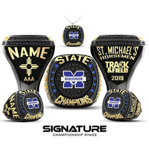 YUANYU usine personnalisé LOGO <span class=keywords><strong>basket</strong></span>-ball, Football, Rugby championnat <span class=keywords><strong>Champion</strong></span> bague sport bijoux hommes et femmes alliage bijoux - Product Image 4