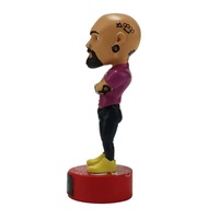 Peinture artificielle personnalisée résine 3d figurine tête chauve sculpture bobble tête statue souvenir cadeaux décoration de la maison art ornements
