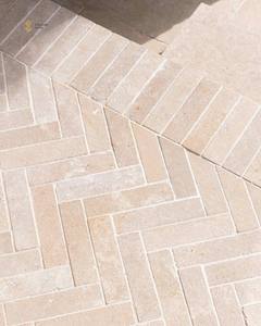 Tuiles en <span class=keywords><strong>pierre</strong></span> <span class=keywords><strong>calcaire</strong></span> naturelle écologiques YUSHI, modernes, en longues bandes étroites pour villa, appartement, hôtel, finition de surface vieilli - Product Image 4