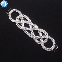 Lot de 300 boucles de connexion pour bikini, bijoux en métal, strass, perles, jouet NPC