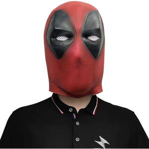 <span class=keywords><strong>Deadpool</strong></span> Cosplay masque coiffure accessoires en gros mascarade Latex Halloween <span class=keywords><strong>Spiderman</strong></span> super-héros fête d'anniversaire adultes - Product Image 3