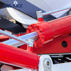 Camion bétonnière autochargeur mobile KELAKE 4x2 avec système hydraulique blanc - Product Image 4