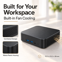 ODM Core I7 6500U 8 16GB 256 512GB 4K Dual HD-MI Display Type C Win 11/10 Mini PC Gaming Micro Desktop Komputer Kantor Kerja