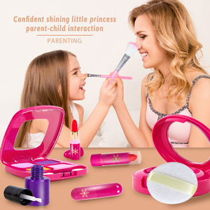 Hw thème <span class=keywords><strong>de</strong></span> <span class=keywords><strong>noël</strong></span> filles semblant jouets matériel sûr princesse beauté cosmétiques <span class=keywords><strong>cadeau</strong></span> maquillage kit giocattolo maquillage kit jouet - Product Image 5