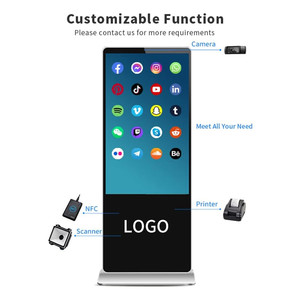 Floorstanding trong nhà <span class=keywords><strong>LCD</strong></span> kỹ thuật số biển Player kiosk cho Mall Chào mừng bạn hiển thị bằng CMS phần mềm dọc quảng cáo biển quảng cáo - Product Image 5