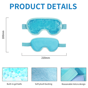 Toptan güzellik göz rölyef soğutma maskesi göz şekli sıcak ve soğuk paketleri için Fit - Product Image 2