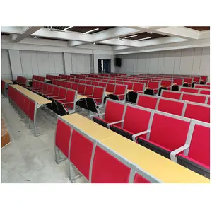 Contemporain En Bois Meubles De Salle De Classe Tableaux Fabricants plier chaise de conférence avec bureau, salle de conférence chaise de bureau