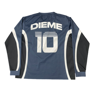 เสื้อฟุตบอลสไตล์เรโทรสตรีทพิมพ์ลายโลโก้ ใส่สบาย ระบายอากาศได้ดี ทรงโอเวอร์ไซส์ คอกลม - Product Image 3