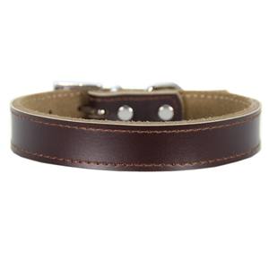 Collares para Perro de Cuero Genuino, Herrajes Resistentes, Cuero de Grano Completo Ultra Suave y Cómodo, Hebilla de Metal, <span class=keywords><strong>Collar</strong></span> de Correa Gruesa - Product Image 3