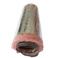 R6 R8 4 "-22" Système de CVC Système de ventilation d'air Conduit flexible isolé en fibre de verre