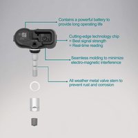 Sensor tekanan ban pabrik 315MHz TPMS PMV-107J 42607-33021 42607-33011 42607-06011 untuk Toyota