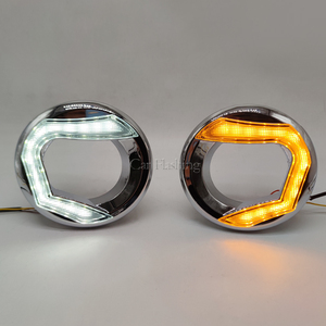 Xe DRL Cho Land Cruiser Prado Fj150 2700 4000 Lc150 2014 2015 2016 LED Ban Ngày Chạy Ánh Sáng Đèn Sương Mù <span class=keywords><strong>Cvoer</strong></span> Với Tín Hiệu Lần Lượt - Product Image 4