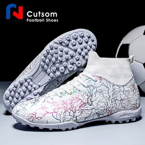 <span class=keywords><strong>Scarpe</strong></span> <span class=keywords><strong>da</strong></span> <span class=keywords><strong>Calcio</strong></span> FG ad Alte Prestazioni per Uomo e Donna, <span class=keywords><strong>con</strong></span> Calzino in Maglia Volante, Suola in TPU, per Terreni Duri, Allenamento e Partite - Product Image 4