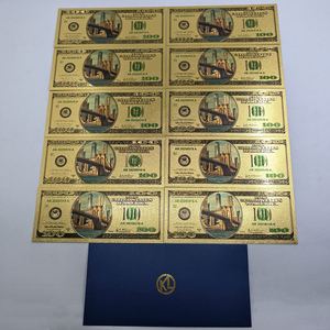 Envío Gratis: Tarjeta Coleccionable <span class=keywords><strong>de</strong></span> Plástico del <span class=keywords><strong>Puente</strong></span> <span class=keywords><strong>de</strong></span> <span class=keywords><strong>Brooklyn</strong></span> con Lámina <span class=keywords><strong>de</strong></span> Oro <span class=keywords><strong>de</strong></span> 24k, Billete Bancario Americano para Exhibición - Product Image 4
