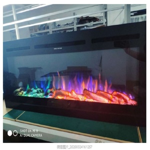 Chimenea Eléctrica Clásica Moderna con Temperatura Ajustable Multillama y Control Inteligente para Uso Doméstico, Comercial y Hotelero - Product Image 3