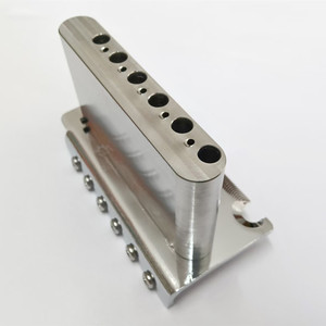 Thép không gỉ khối vibrato cầu 2-Pivot Tremolo cầu 52.5mm Khoảng cách Guitar cầu - Product Image 4