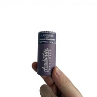 Tube d'emballage biodégradable couleur mate à prix d'usine, conteneur en carton kraft pour baume à lèvres, tube en papier déodorant à poussoir