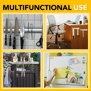 Bjmjמג 25-חתיכה נוידימיום בר מגנטים חזק 60 x10 x3 מ "מ ארץ הנדיר כוח תעשייתי קבוע למקרר מלאכות - Product Image 6