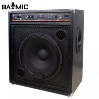 Altavoz Profesional Multifuncional de 250W/4Ohm de 15 y 18 Pulgadas para Bajo, Ideal para Actuaciones al Aire Libre