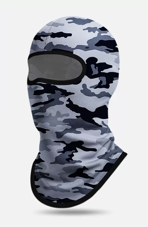 Masque gris camouflage