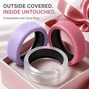 เคสซิลิโคน Oura Ring 5/4 Galaxy Ring RingConn Ultrahuman สีเขียวฟอเรสต์/น้ำเงินกรมท่า สำหรับปกป้องสมาร์ทริง เหมาะสำหรับการผจญภัย เดินป่า กิจกรรมกลางแจ้ง - Product Image 5
