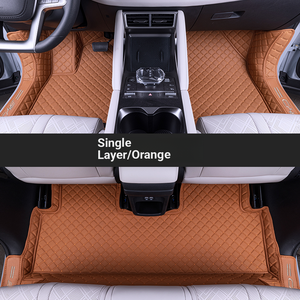 Tapis de sol de voiture en cuir antidérapant de luxe personnalisable, ensemble complet de 10 mm d'épaisseur pour Yaris//Almera, vente en gros de nouveaux tapis de voiture - Product Image 4