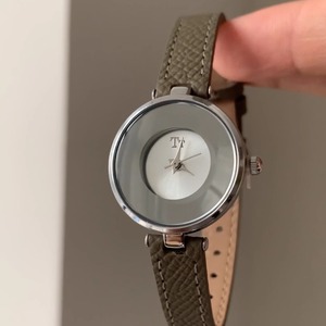 Reloj de Cuarzo Vintage <span class=keywords><strong>Mirad</strong></span> Marrón, Ambiente Otoño/Invierno, Espejo Cielo, Moda de Lujo, Reloj de Cuero Genuino, Reloj de Mujer Diosa - Product Image 2
