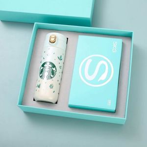 Coffret Cadeau Exquis d'Art Moderne : Tasse Isotherme en Acier Inoxydable, Masseur, Ensemble Professionnel, Pistolet de Massage Fascia, Protecteur de Cou Modèle 085 - Product Image 2