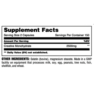<strong>Creatine</strong> Monohydrate Capsules for Men Women Muscle Build Micronized <strong>Creatine</strong> Monohydrate Capsule