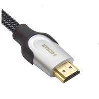 Câble 2.1 8K 48 Gbps pour projecteur multimédia, certification RoHS, plastique PVC, plaqué or, couleur gris argent, cuivre nu