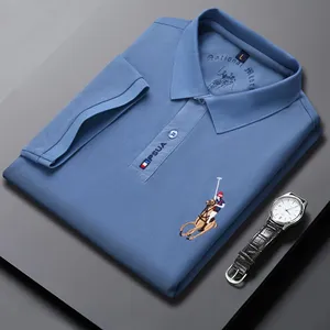 OEM ODM Hot selling poly/cotton polo shirt fabric full range of size M-4XL polo t-shirt for men