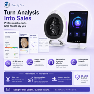 เครื่องวิเคราะห์ผิวหน้า 3 มิติ AI ระดับมืออาชีพ Q2 รุ่น Analyzer ขนาด 21.5 นิ้ว พร้อมรายงานผลการวิเคราะห์ผิวหน้าเพื่อการฟื้นฟูผิว - Product Image 4