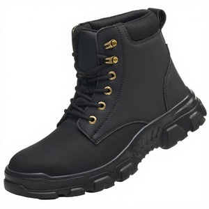 2025 New Model Factory-direct Construction <b>Work</b> Boots <b>Waterproof</b> Lightweight with Steel Toe Men's Safety Shoes - Product Image 3