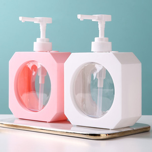 Botella de Plástico Vacía para Loción MU con Cabezal de Bomba de Varilla Larga para Gel de Ducha y Champú - Product Image 1