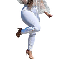 Calças jeans cintura alta, calça jeans de cintura alta plus size