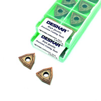 Alat CNC DESKAR WNMG080404/080408 MM MA MS HA LF6118 Sisipan Bubut Karbida untuk Pemesinan Baja Tahan Karat pada Mesin Bubut CNC