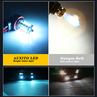 Lampu Kabut LED Mobil 12V 9005 H1 H3 H4 H7 H8 H11 27SMD Kontrol Jarak Jauh Kondisi Baru Lampu Kabut LED Strobo untuk Lampu Mobil