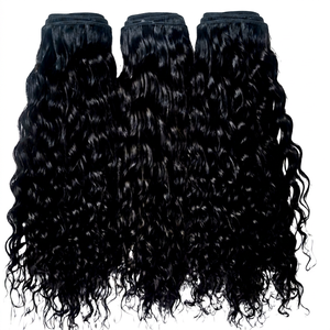 Extensions de cheveux humains bouclés noirs naturels indiens 14 pouces, vente en gros, extensions de cheveux vierges indiens Remy de qualité supérieure SOUTH HAIR - Product Image 1