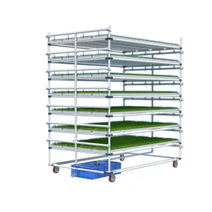 full automatic wheat seeds sprouting unit / barley fodder growing container/animal feed hydroponics production system
