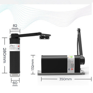 มอเตอร์เปิดประตูแบบติดด้านข้าง H3Pro 220V อลูมิเนียมอัลลอยด์ ระบบเซ็นเซอร์อัตโนมัติ รีโมทคอนโทรล สำหรับชุมชนอัจฉริยะ - Product Image 2